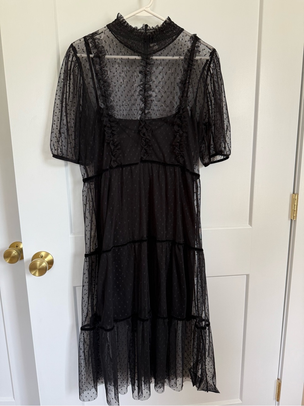Black Sheer Dress